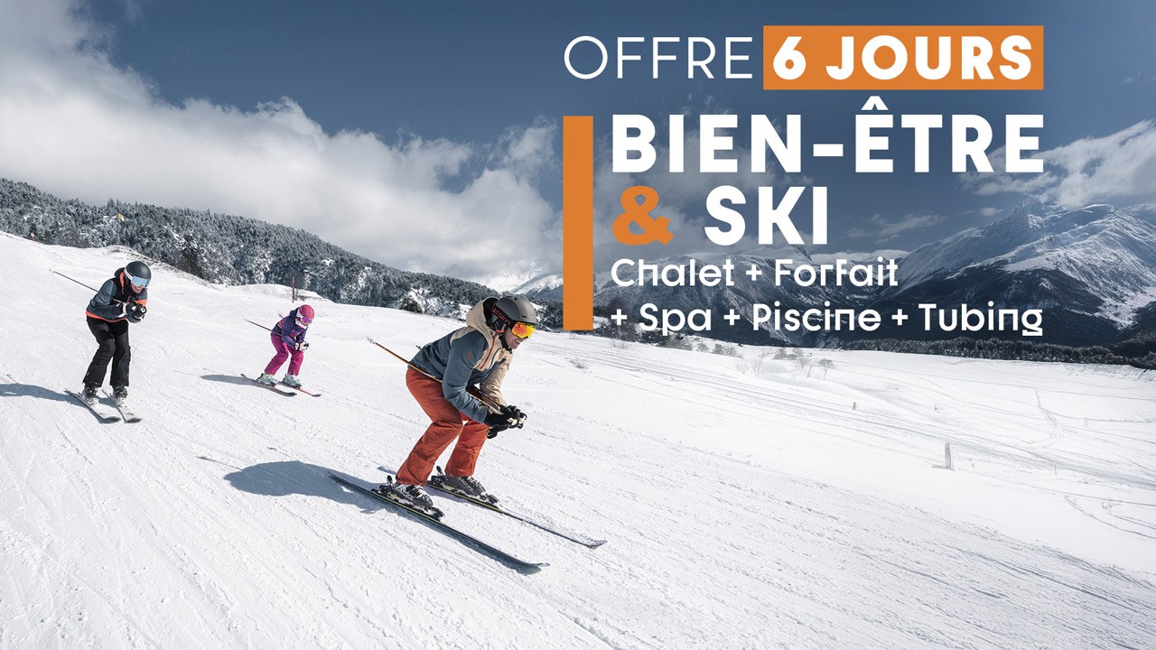 "Bien-être et ski" chalet + forfait + spa + piscine + tubing