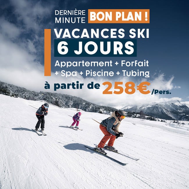 Appartement + forfait + spa + piscine + tubing