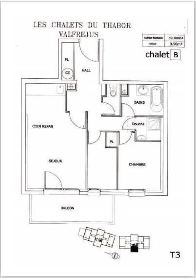 Les Chalets du Thabor - Apt n°273 B -