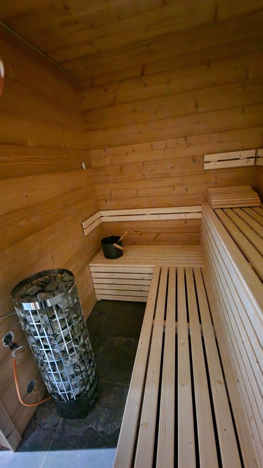 Chalet du vieux moulin La Parrachée - Sauna