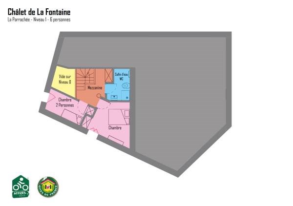 * Chalet de la fontaine - la Parrachée (6 pers)